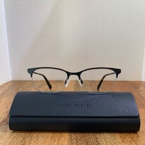Warby Parker Navy Clare Readers: Blue Light +1.50 EUC